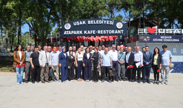 Uşak Belediye Başkan Vekili Terekeci Özkan basın mensupları ile bir araya geldi