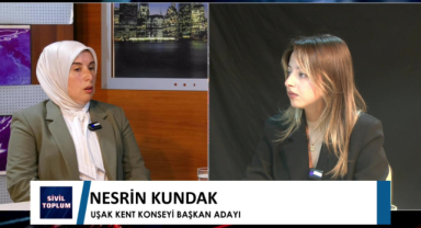 UŞAK KENT KONSEYİ BAŞKAN ADAYI NESRİN KUNDAK EGEM TV'DE PROJELERİNİ ANLATTI