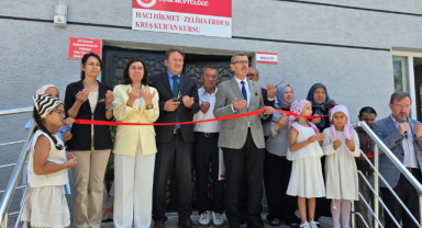 UŞAK'TA HACI HİKMET-ZELİHA ERDEM KUR'AN KURSU İBADETE VE EĞİTİME AÇILDI