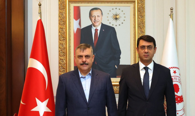 UŞAK VALİSİ SERDAR KARTAL, İÇİŞLERİ BAKANI MUSTAFA ÇİFTÇİ İLE GÖRÜŞTÜ