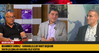 BASIN KULÜBÜ PROGRAMINDA KARAHALLILILAR VAKFI’NIN 40 YILLIK EĞİTİM SEFERBERLİĞİ ELE ALINDI