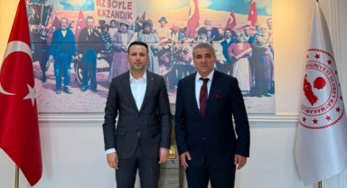 Egem TV Yönetim Kurulu Başkanı Soner Demiröz'den Ulubey Kaymakam Vekili Yusuf Beran Vuran'a Ziyaret