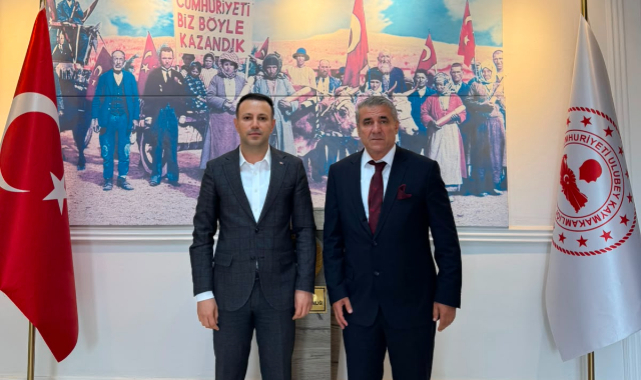Egem TV Yönetim Kurulu Başkanı Soner Demiröz'den Ulubey Kaymakam Vekili Yusuf Beran Vuran'a Ziyaret