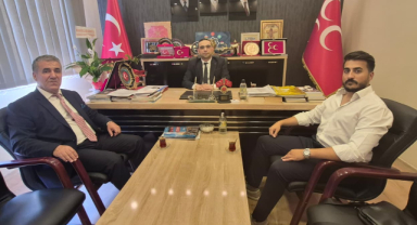 EGEM TV YÖNETİMİNDEN MHP UŞAK İL BAŞKANI ÜMİT ASLAN’A HAYIRLI OLSUN ZİYARETİ