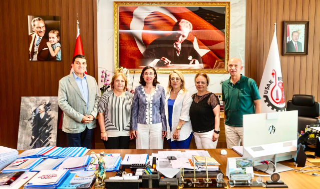 Karahallılılar Vakfı’ndan Uşak Belediye Başkan Vekili Hatice Terekeci Özkan’a Ziyaret