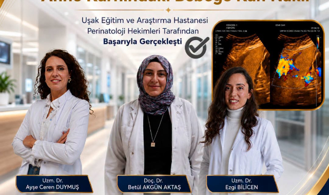 Uşak’ta Bir İlk: Anne Karnındaki Bebeğe Kan Nakli Başarıyla Gerçekleştirildi