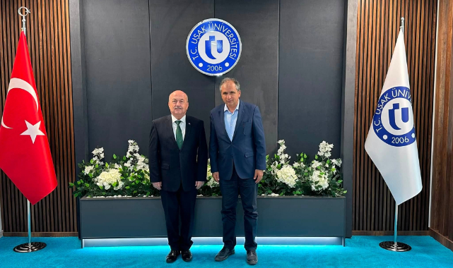 AK PARTİ UŞAK MİLLETVEKİLİ İSMAİL GÜNEŞ’TEN REKTÖR AHMET DEMİR’E ZİYARET