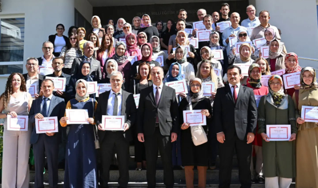 ÇEDES PROJESİNDE GÖREV ALAN ÖĞRETMENLERE TEŞEKKÜR BELGESİ