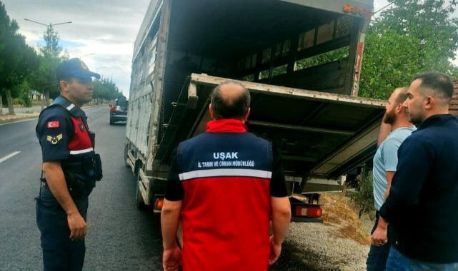 Uşak’ta hayvan hastalıklarına karşı yol kontrol ve denetimler aralıksız devam ediyor