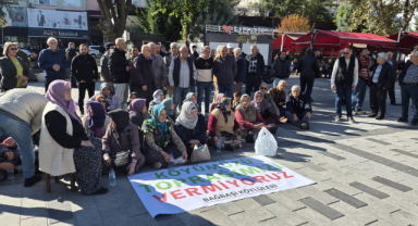 BAĞBAŞI VE ÇEVRE KÖYLERİNİN KADINLARINDAN TİRİTOĞLU PARKI’NDA OTURMA EYLEMİ
