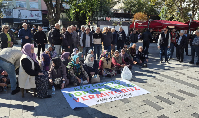BAĞBAŞI VE ÇEVRE KÖYLERİNİN KADINLARINDAN TİRİTOĞLU PARKI’NDA OTURMA EYLEMİ