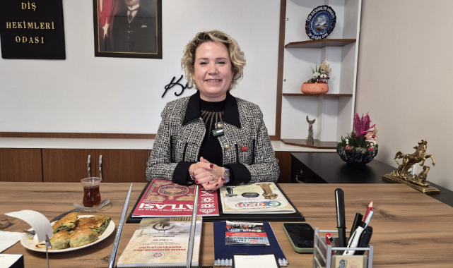 DİŞ HEKİMLERİ ODASI BAŞKANI AYŞE ÖZGÜL SARICA, ODANIN FAALİYETLERİNİ ANLATTI