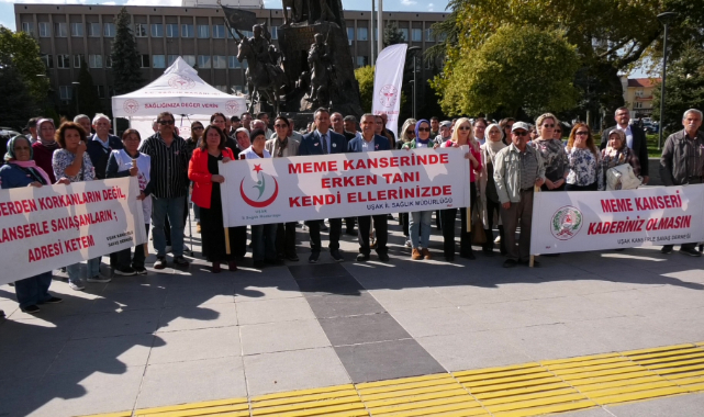 UŞAK’TA MEME KANSERİNE DİKKAT ÇEKİLDİ