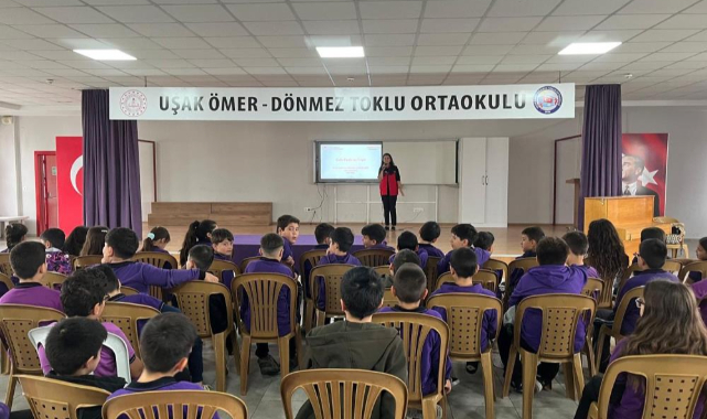 Uşak’ta öğrencilere gıda kaybı ve israfına karşı farkındalık eğitimi