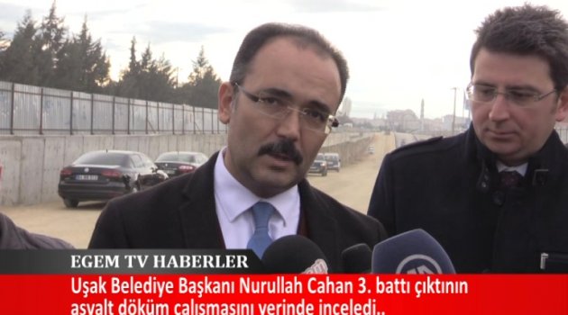 3. Battı Çıktının Asfalt Serimine Başlandı
