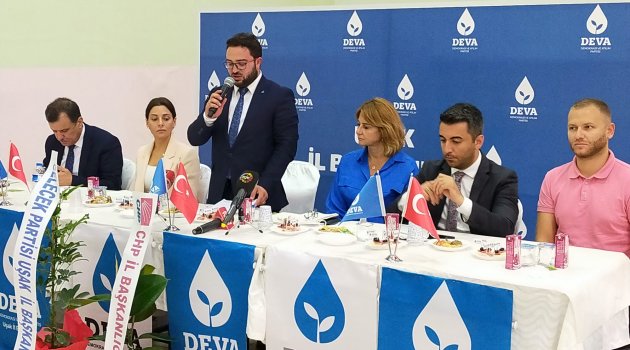 DEVA Partisi, Uşak’ta Sivil toplum kuruluşları, muhtar ve siyasi parti temsilcileri ile buluştu.