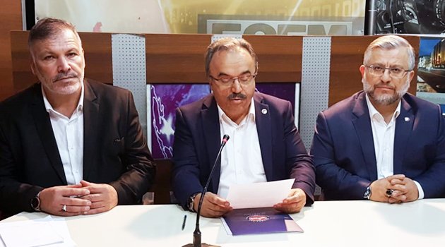 Diyanet-Sen Genel Başkan Yardımcısı Mehmet Yaman' Yer kürenin tamamındaki mağdur ve mazlumlara karşı kendilerimizi sorumlu hissediyoruz.dedi.