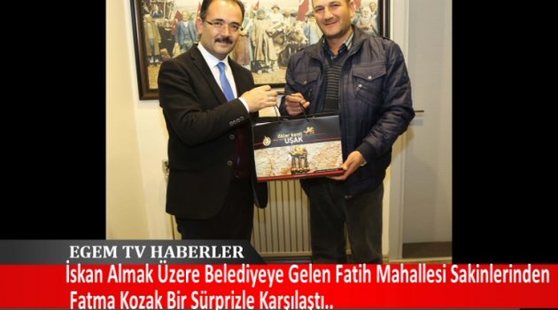 Fatih mahallesi Sakini Fatma Kozak'a Süpriz