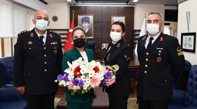 Jandarma Teşkilatı’ndan Vali Funda Kocabıyık’a 182. Kuruluş Yıl Dönümü Ziyareti