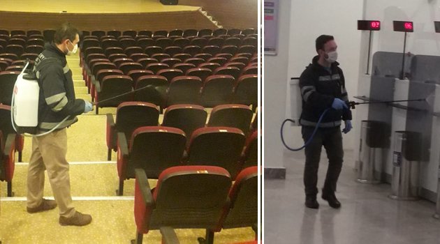 Kütahya Belediyesi'nden Virüs Kaynaklı Salgın Hastalıklara Karşı Önlem