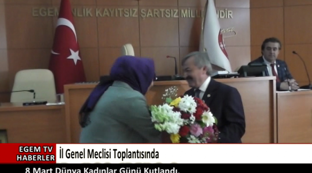 Meclis de Çiçekler Verildi.