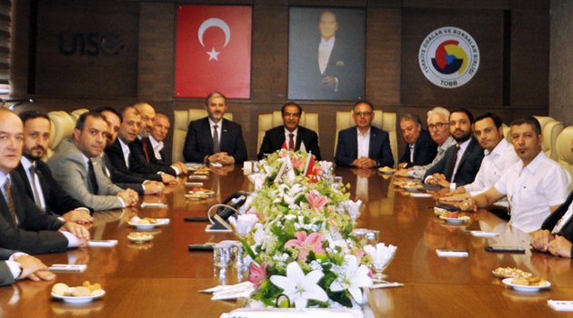 MÜSİAD Genel Başkanı Abdurrahman Kaan, UTSO'ya Ziyaret Gerçekleştirdi
