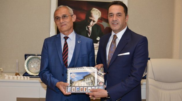 PTT Uşak Şubesinden, Uşak Milli Eğitim Müdürlüğüne özel pul!
