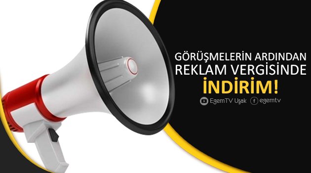 REKLAM VERGİSİNDE İNDİRİM