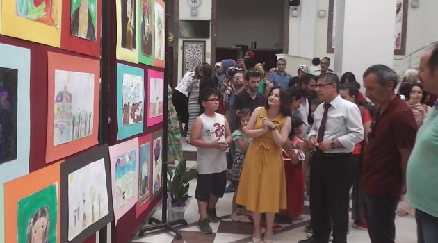 Resim Atölyesi Öğrencileri Resim Sergisinin Açılışı Gerçekleştirildi.