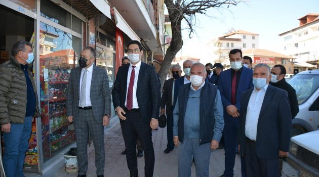 Selendi’de korona virüs tedbirleri denetlendi.