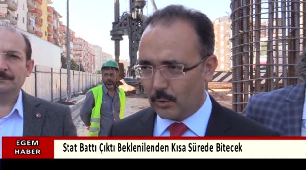 Stad Kavşağı Çok Kısa Sürede Bitecek...