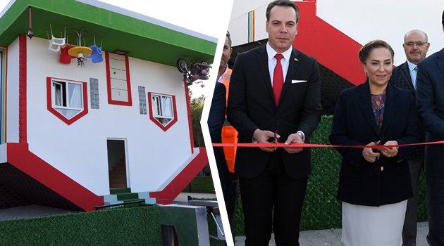 "Ters Ev" ziyaretçilerini ağırlamaya başladı