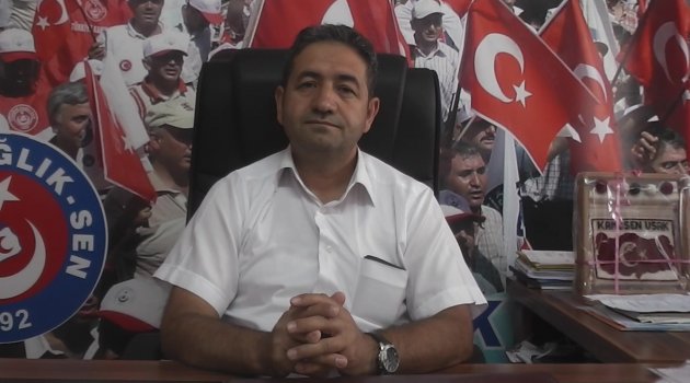 Türk Sağlık-Sen Uşak Şube Başkanı Mehmet Özkuk, Sendika Çalışmalarını Değerlendirdi