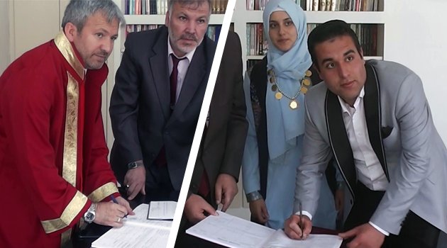 Uşak İl Müftüğünden İlk Resmi Nikah!