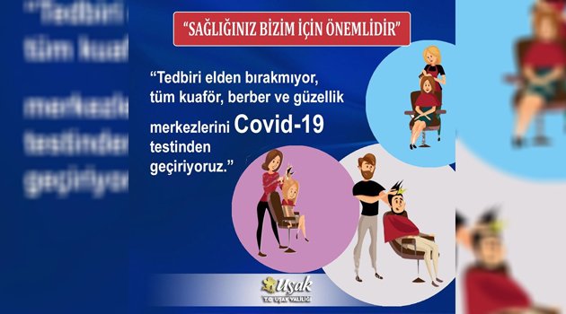 Uşak Valiliği, 421 İşletmede Covid-19 Testi Yapacak!
