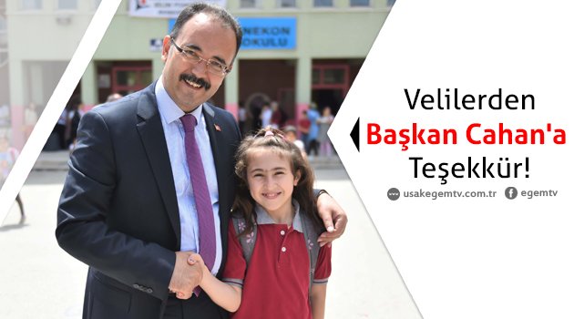 Velilerden Başkan Cahan'a Teşekkür!